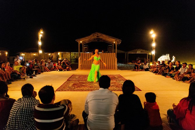 Dubai Combo:City Tour and Premium Desert Safari with all Activities - Sunset dinner brings the group to camp