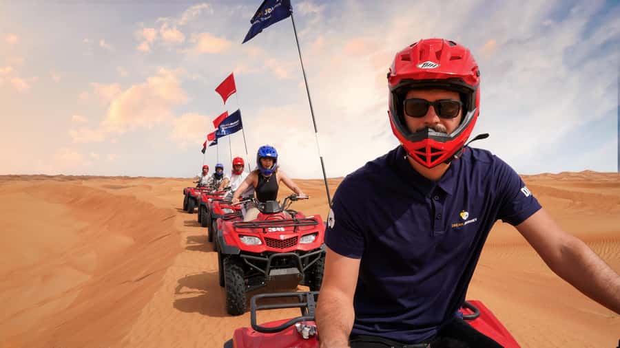 Dubai Desert Safari - Premium BBQ Dinner, Camel Ride & Shows - A short camel ride, not a long trek
