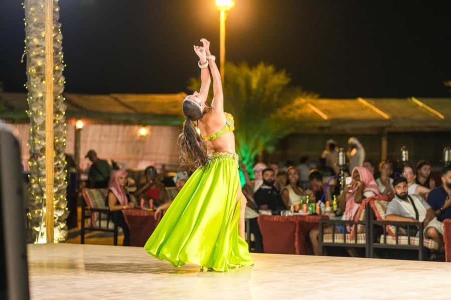 Dubai: Desert Safari with VIP BBQ and Optional Quad Bike - Belly dancing, Tanura, and the final camp show