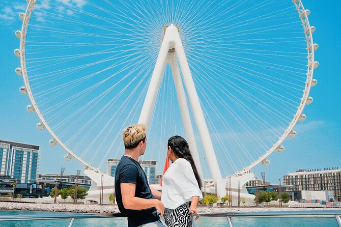 Dubai Harbour Luxury Yacht Tour with BBQ & Drinks - Palm Jumeirah from the water