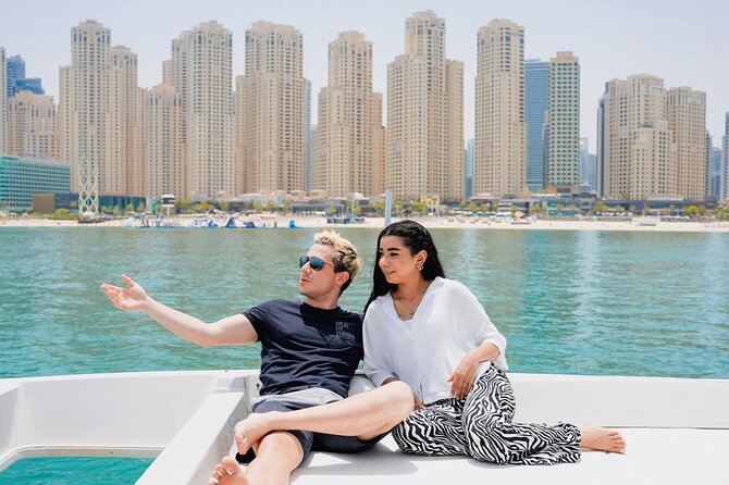 Dubai Harbour Luxury Yacht Tour with BBQ & Drinks - The Burj Al Arab photo stop