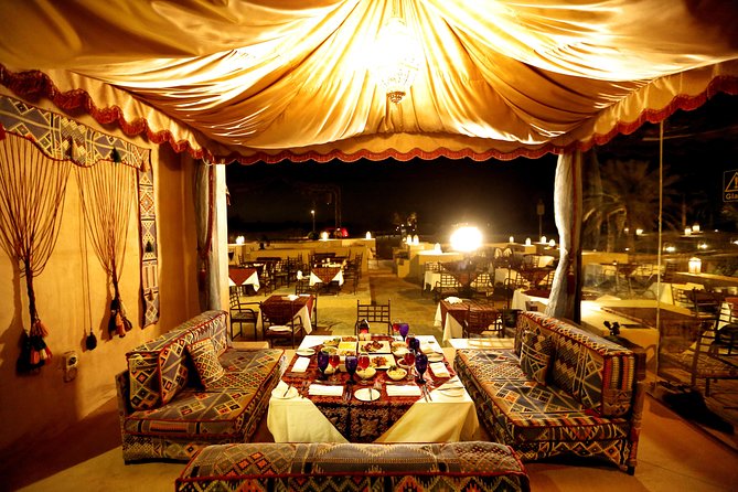 Dubai: Luxury Desert Fortress Dinner, Camel Ride & Live Shows - How the commercial side affects the mood