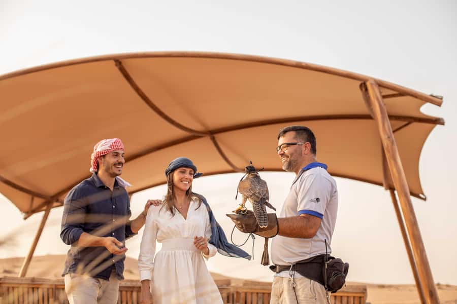 Dubai: Luxury Safari with Michelin-Curated 5-Course Dinner - Timing, pickup, and practical details