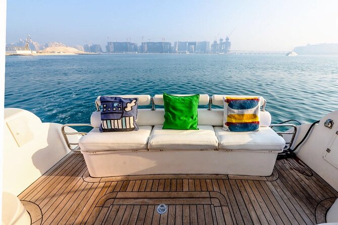 Dubai Marina Yacht Charters: Luxury on the Waves - Four hours with Blue Lagoon and swimming time
