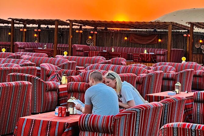 Dubai Premium Desert Safari – Live Buffet Dinner & Luxury Camp - Dinner Covers 32 Items, With Some Variation