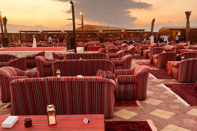 Dubai Premium Desert Safari Red Duns Camel sandbord & Premium BBQ - Camel riding, Arabic coffee, and camp customs