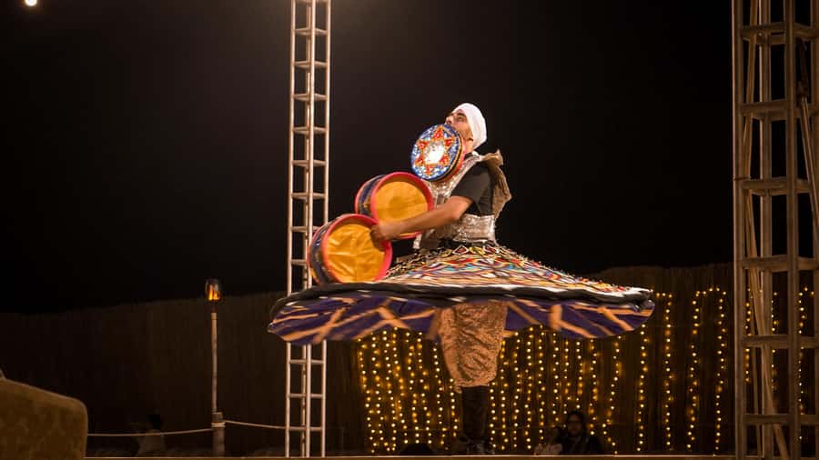 Dubai: Premium Red Dune Safari with Sandboarding & BBQ - The short camel ride and Bedouin-style camp
