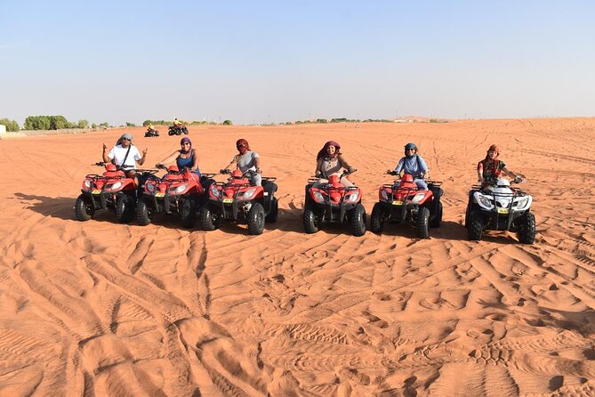 Dubai Premium Red Dunes Safari, Quad Bike, Camels & BBQ - Pickup from Dubai hotels, the airport, and cruise terminals