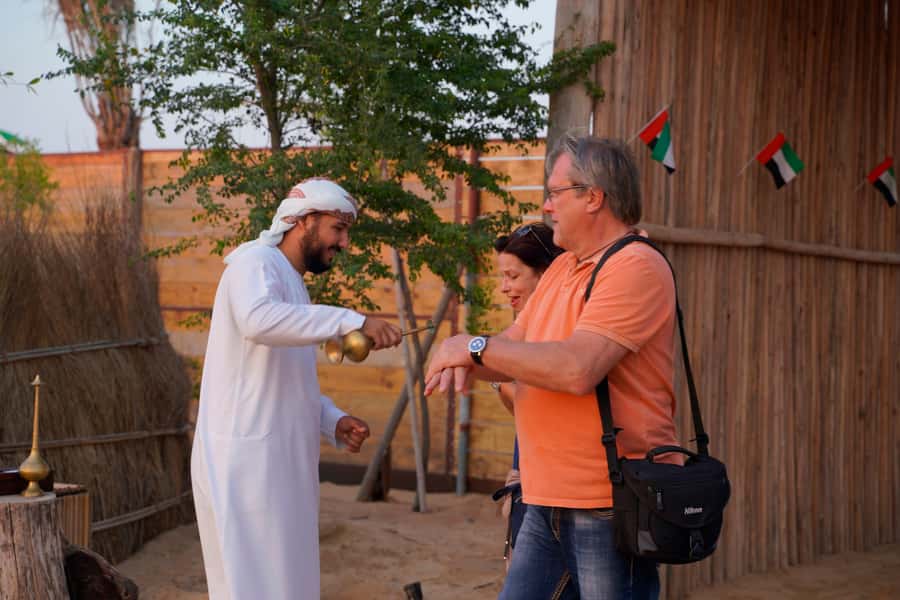 Dubai: Premium Safari, Camel Ride & Al Khayma Camp 3-Buffets - Three buffets, live BBQ, and lamb madfoun