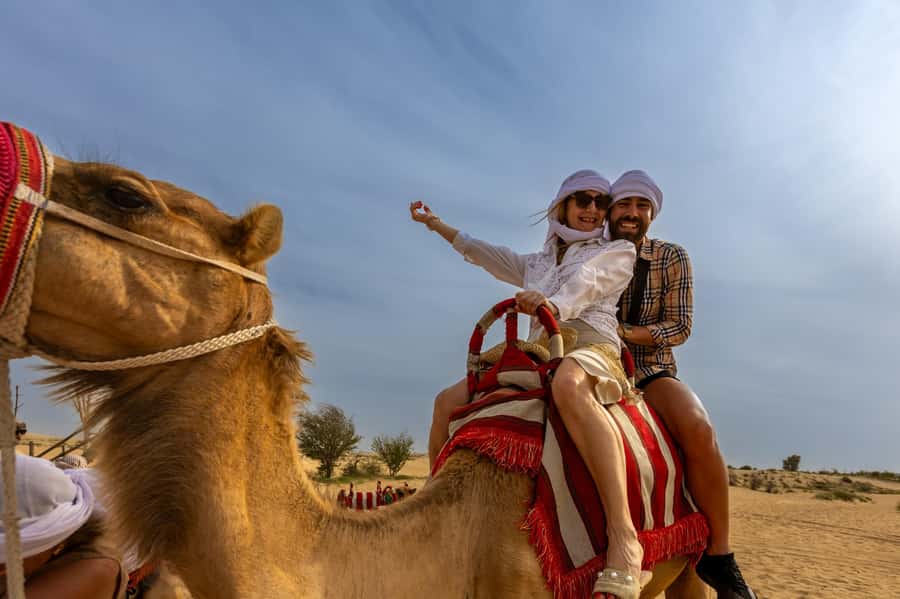Dubai: Premium Safari, Camel Ride & Al Khayma Camp 3-Buffets - Stargazing after sunset