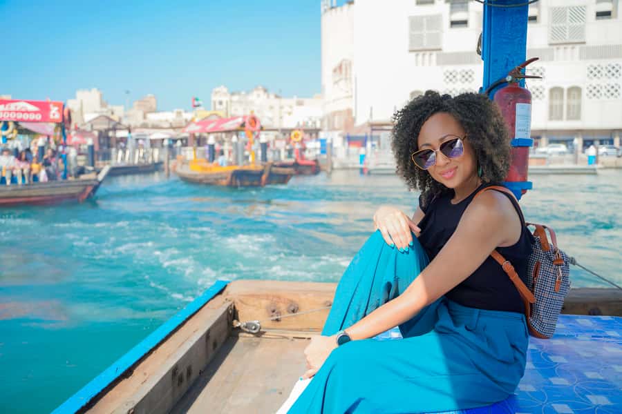 Dubai Private Top Attractions, Premium Vehicle & Street Food - Crossing Dubai Creek by abra