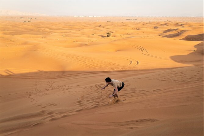 Dubai Red Dunes with Sandboarding, Camel Ride, Falcon & VIP Camp - What the $55.82 price really includes