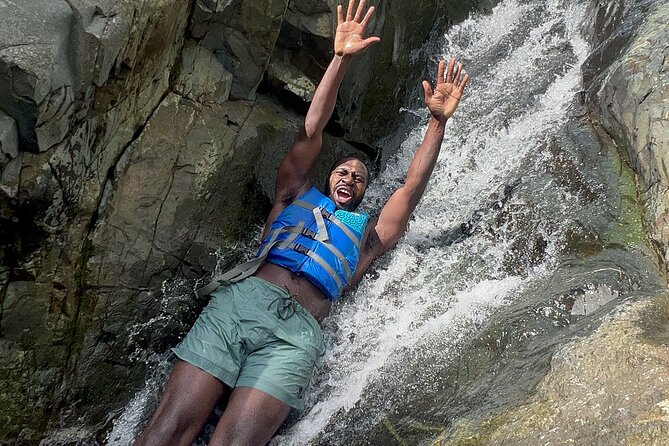 El Yunque Exclusive Experience: Waterslide Adventures w/Transport - Rope swing and cliff jumps