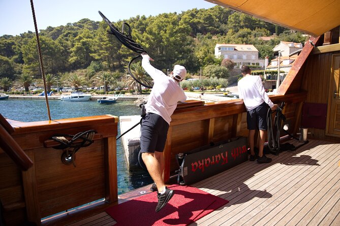 Elaphiti Islands On The Luxury Pirate Ship Karaka Dubrovnik - Lopud: Your Longest Stop for Swimming and Free Time
