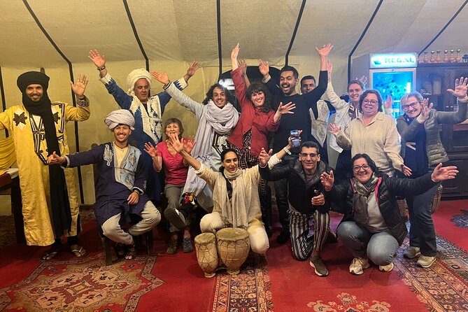 Enjoy 3 Days luxury camp Sandboard from Fes back fes,ou Marakech - Arriving in Merzouga and preparing for the dunes