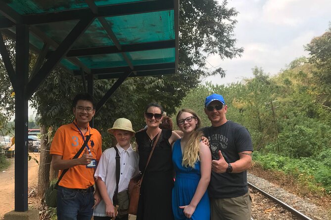 Erawan Waterfall and Kanchanaburi Private Tour [Optional Luxury] - Wat Tham Khao Pun and its narrow cave passages