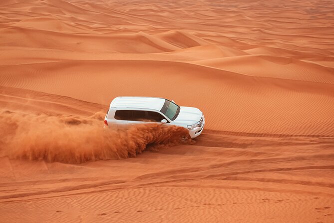 Evening Desert Safari Tour with Sand Surfing, BBQ Dinner (Exclusive Car) - Forty-five minutes of red-sand dune bashing