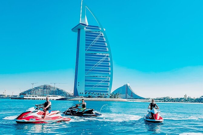 Exclusive 1HR Jet Ski Tour- Burj al Arab & Atlantis - Why the water is the best place to see Dubai