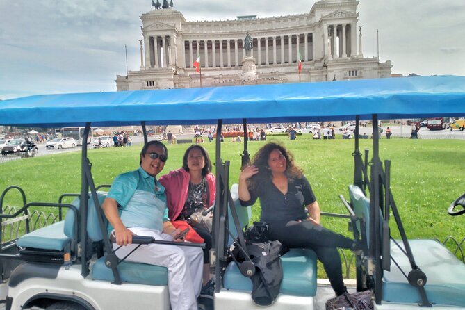 Exclusive Golf Tour Private VIP with Local & Gelato o Wine - Why a golf cart works so well in central Rome