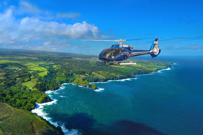 Exclusive Landing with Spectacular Big Island Helicopter Tour - Hilo, Akaka Falls, and the wet side of Hawaii Island