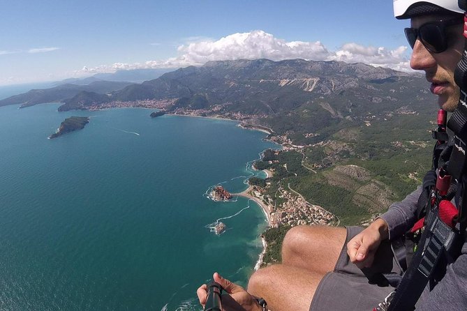 Exclusive Paragliding Montenegro - What you see from the Budva Riviera