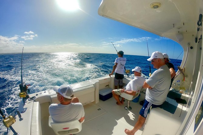 Fishing Trips in Barbados onboard Nauti Dreams Luxury Charters - Drinks, crew support, and the onboard feel