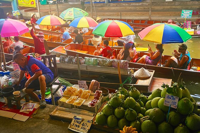 Floating Market & Train Market Private Tour(Premium Service) - Mae Klong Railway Market and the slow-moving train