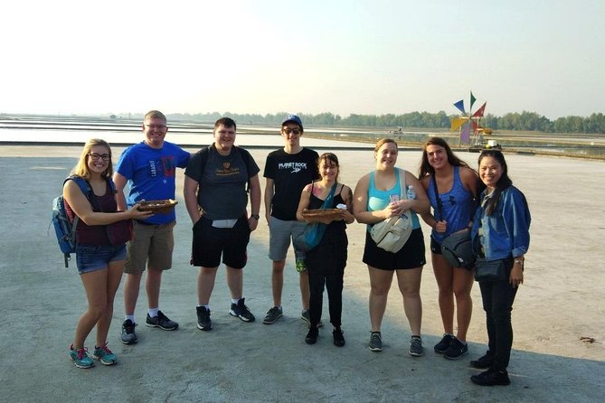 Floating & Railway Market and Coconut Farm Tour [Optional Luxury] - The salt fields near Samut Sakhon