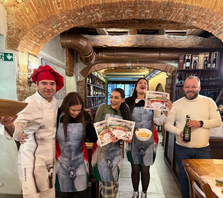 Florence: Premium Pasta Cooking Class with Tiramisu & Wine - Cooking in a Medici-era room near the Duomo