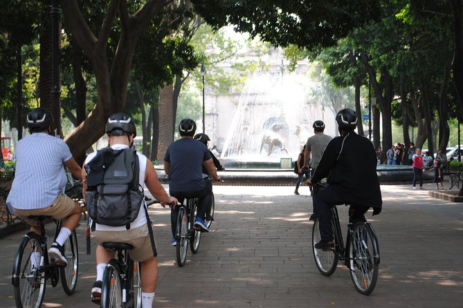Frida Kahlo VIP [Museum Tickets Included] Bike, Markets & Churros - Jardín Centenario and the Coyoacan Setting