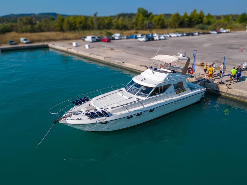 From Corfu: Luxury Yacht Cruise to Sivota and Blue Lagoon - One hour at Blue Lagoon Beach