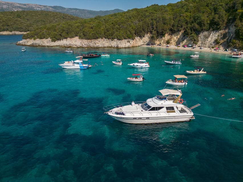 From Corfu: Luxury Yacht Cruise to Sivota and Blue Lagoon - The ride to Papanikolis Cave