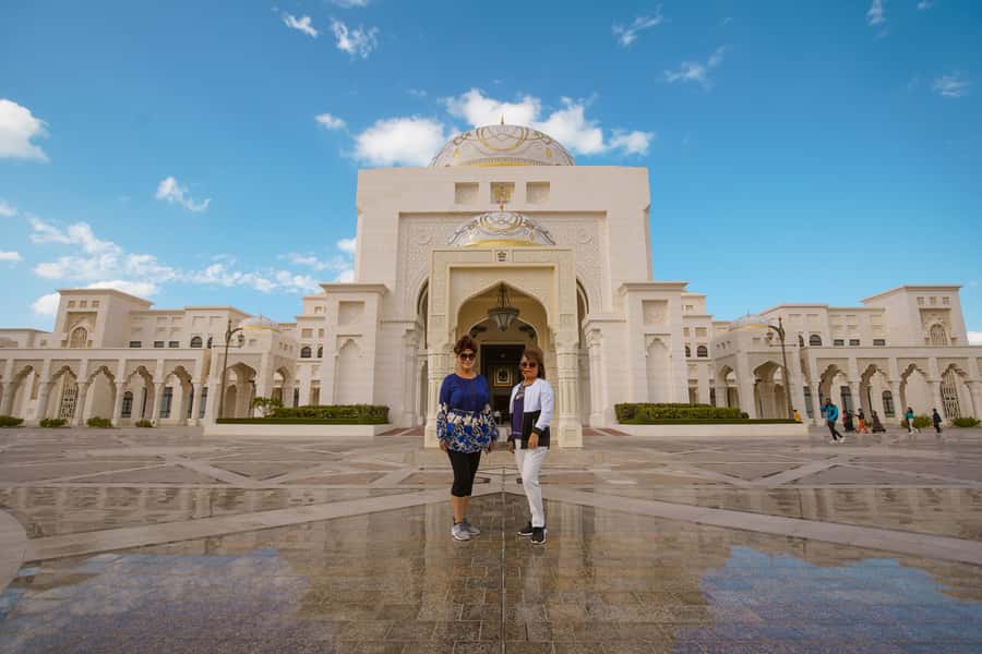 From Dubai: Abu Dhabi Premium Full-Day Sightseeing Tour - The Corniche and Emirates Palace from the road