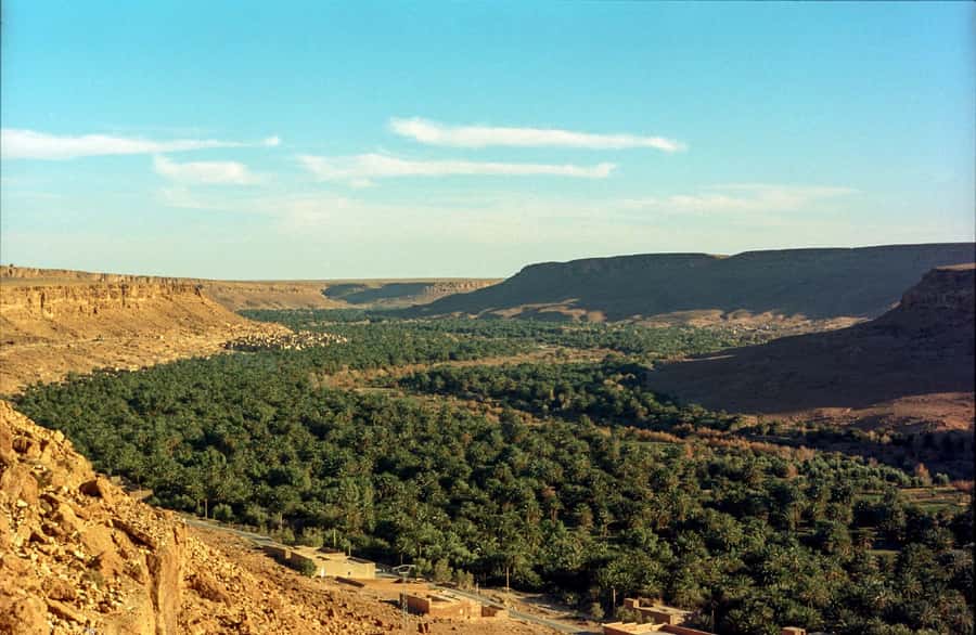 From Fes: 2-Day Luxury Desert Tour to Marrakech & Back Fez - The Ziz Valley marks the change to desert country