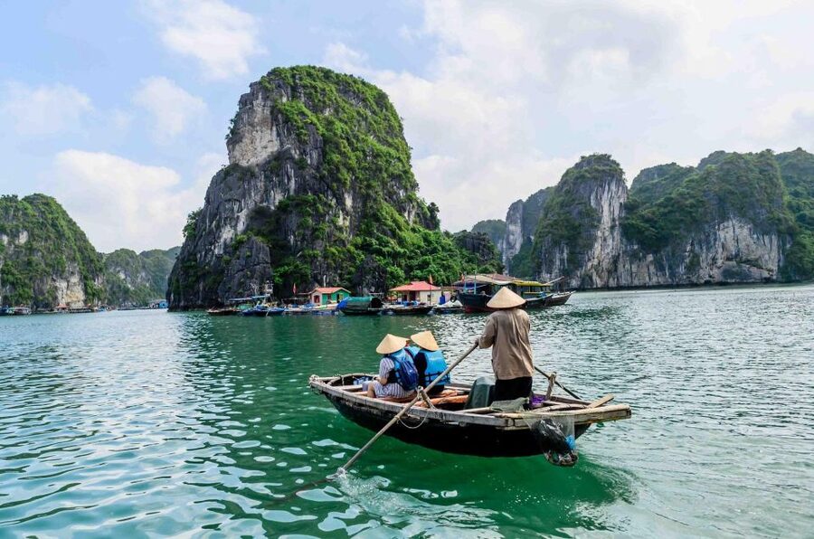 From Hanoi: 3-Day Luxury Tour Ninh Binh & Ha Long Bay Cruise - Tra Bau kayaking, swimming, and sunset on Lan Ha Bay