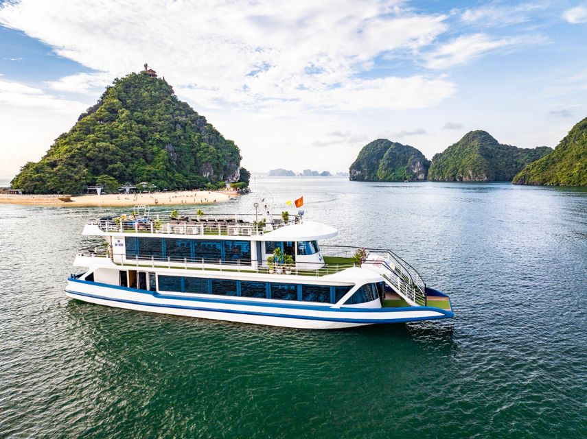 From Hanoi: Ha Long Bay Luxury Day Cruise with Buffet Lunch - Luon Cave by kayak or optional speedboat