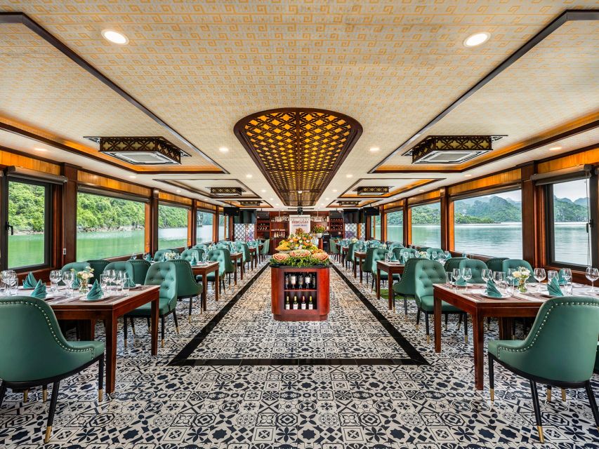 From Hanoi: Ha Long Bay Luxury Day Cruise with Buffet Lunch - Titop Island and the choice between stairs and sand
