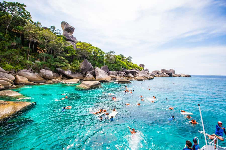 From Khao Lak: Similan Islands Day Trip by Luxury Catamaran - Koh Miang, Princess Bay, and the included lunch