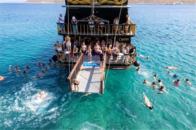 From Kos:A full day cruise in the newest luxury vessel! - Platy: the main swimming reward