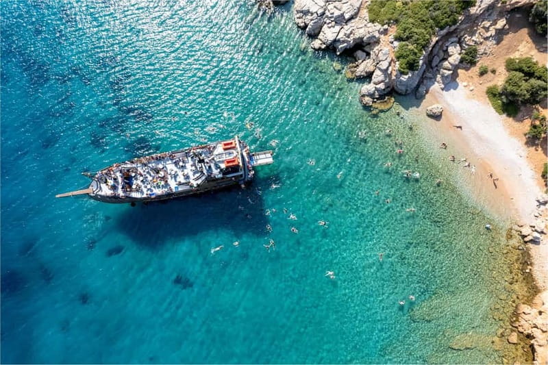 From Kos:A full day cruise in the newest luxury vessel! - Seating, music, and the party-boat question
