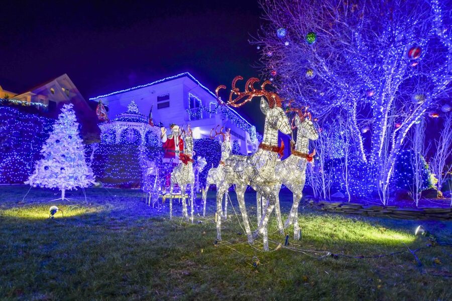 From Manhattan: 4-Hour Christmas Lights Luxury Bus Tour - Rockefeller Center is a fitting finish