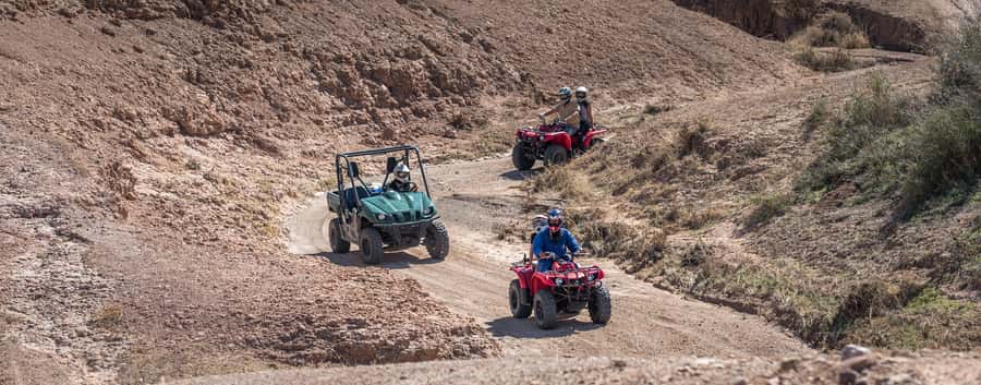 From Marrakech: Premium Agafay Desert Half-Day Quad Biking - From Marrakech to Agafay’s rocky tracks