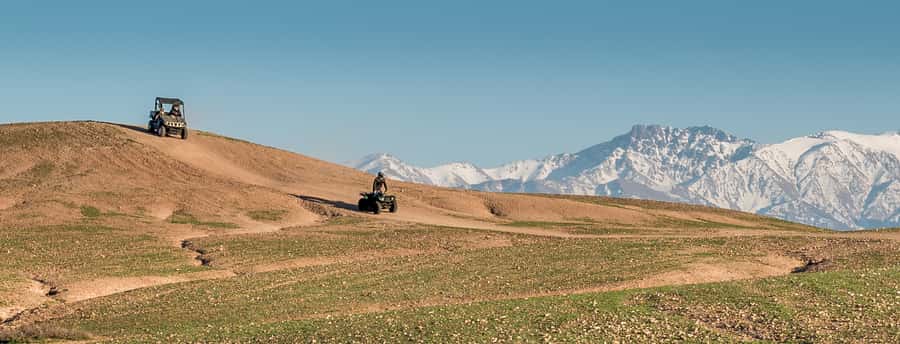 From Marrakech: Premium Agafay Desert Half-Day Quad Biking - Families, passengers, and age rules