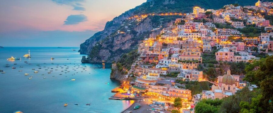 From Naples: Premium Tour of Sorrento, Positano, Amalfi - Positano: the vertical town in 75 minutes