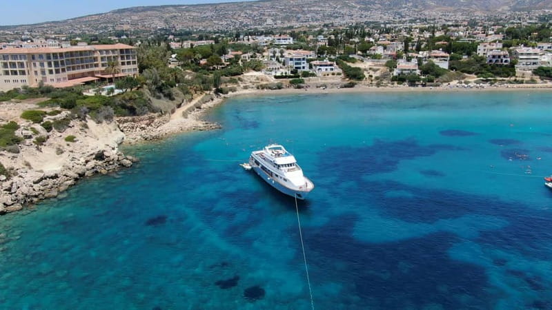 From Pafos: Ocean Flyer VIP Cruise - Adults Only - Champagne, lunch, and the open bar
