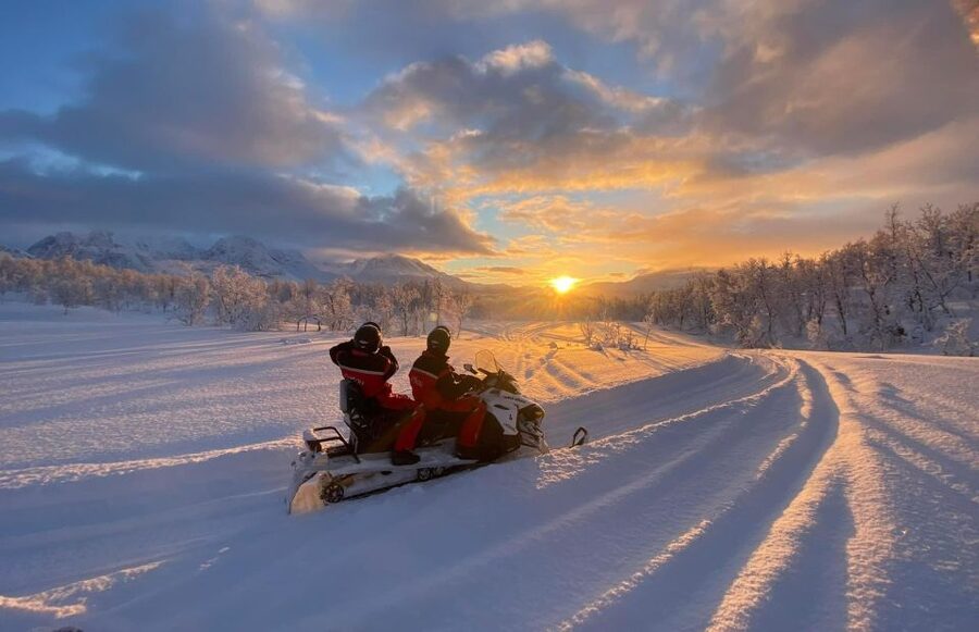 From Tromso: Eco Luxury Snowmobile Adventure to Lyngen Alps - What sharing a snowmobile really means
