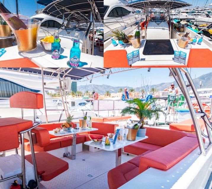 Fuengirola: Luxury Private Boat Rental With Skipper - Drinks, snacks, and music on board