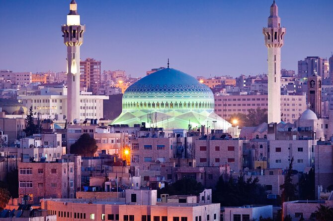 Full Day Amman Private Luxury City Tour - King Abdullah I Mosque and its blue dome