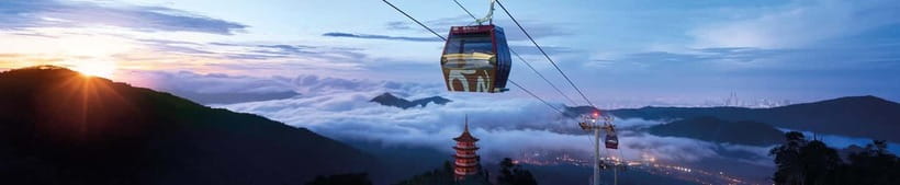 Genting Highland: Premium Outlets Cable Car - A quick ride with more than a transport stop