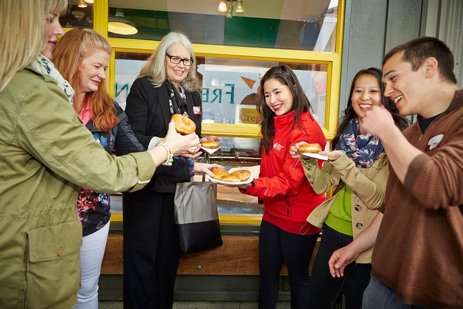 Granville Island Market Food Tour by Vancouver Foodie Tours - Lee’s Donuts and JJ Bean coffee